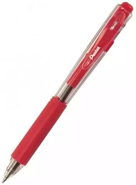 Długopis automatyczny Wow!, czerwony. Pentel