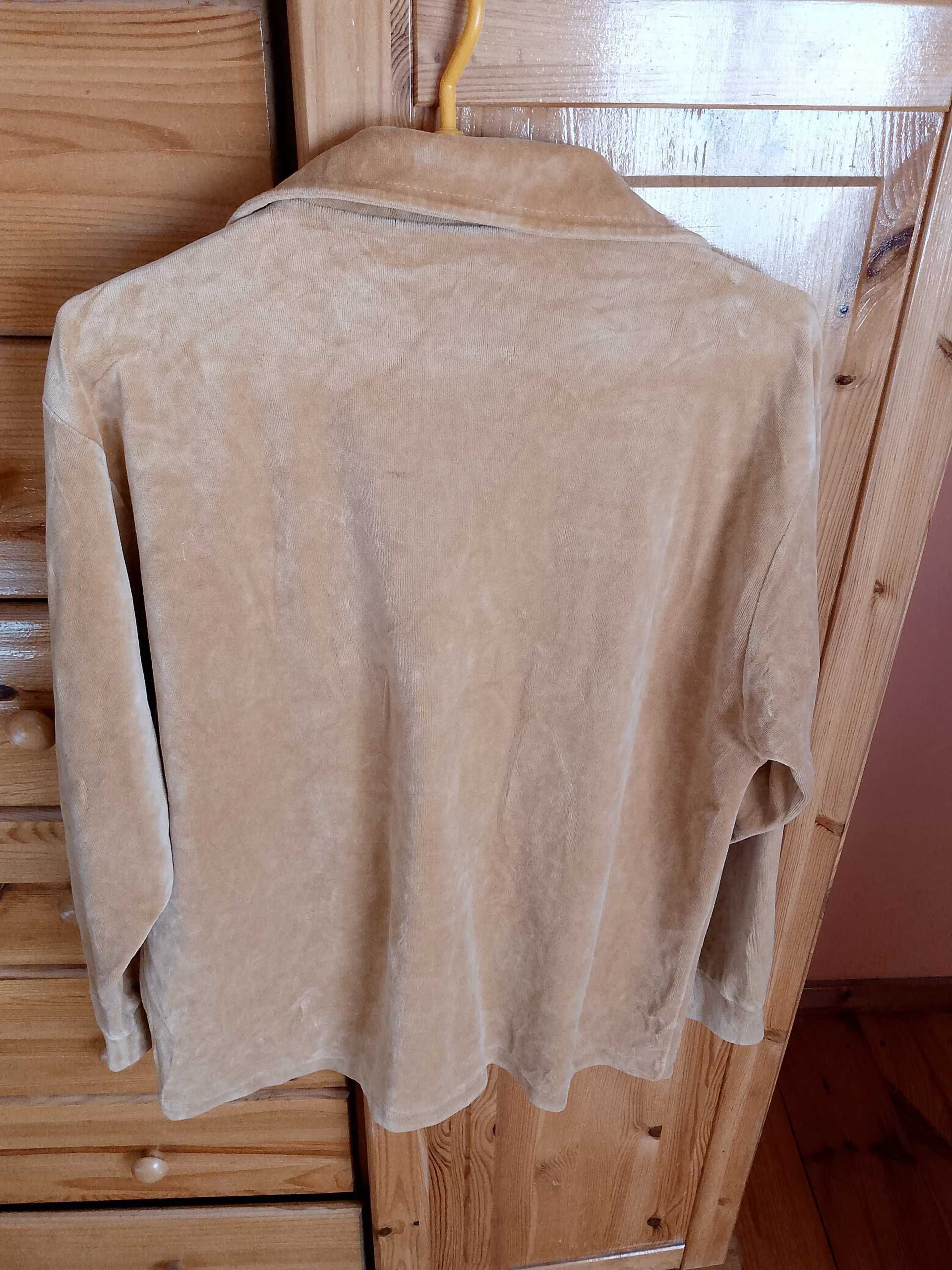 Bluza vintage z aksamitu