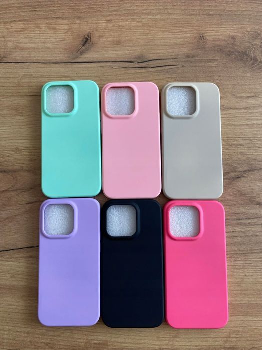 etui plecki iphone 14 pro pokrowiec case apple silikonowe różowe