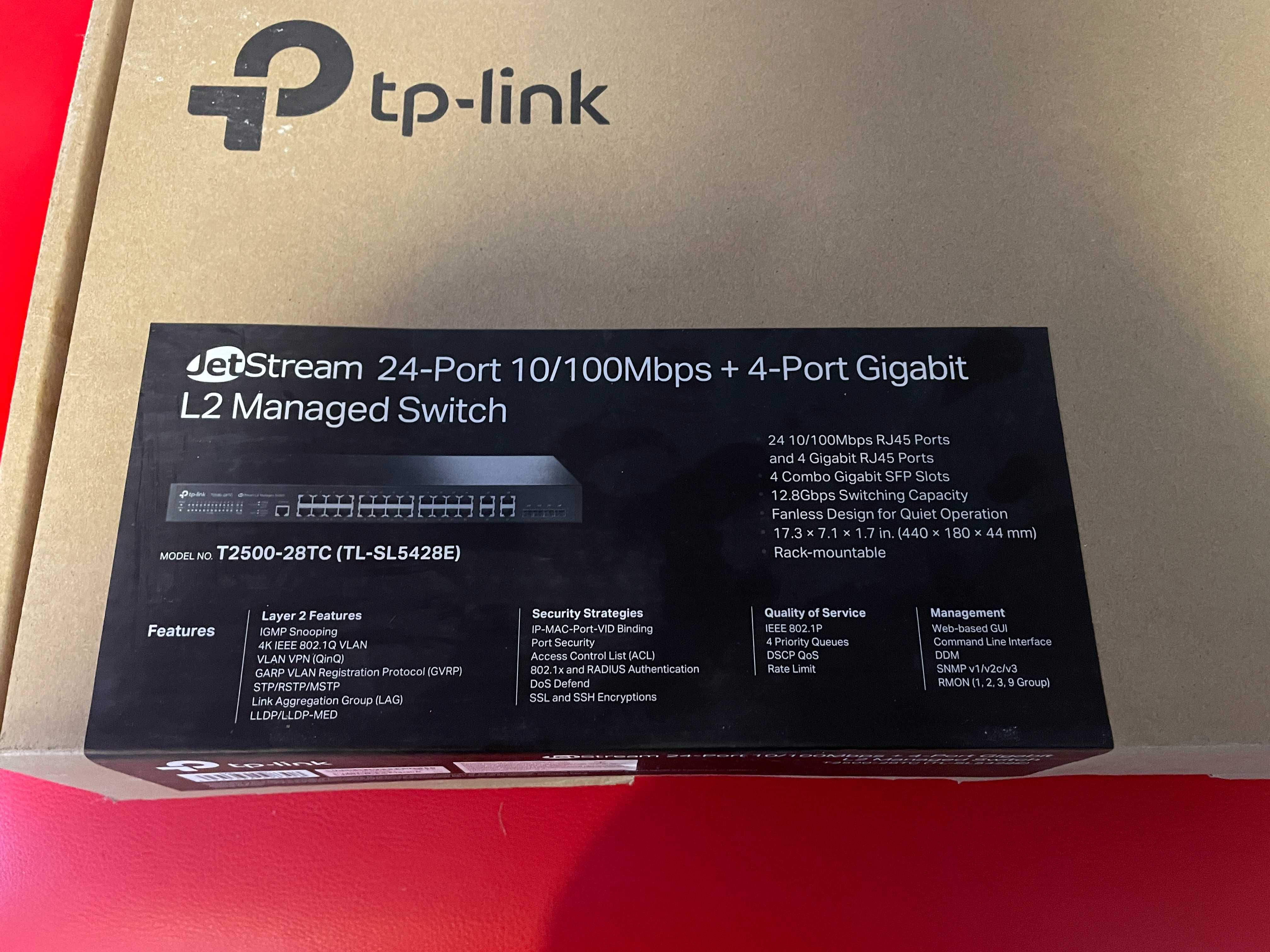 Коммутатор Tp-Link 24 +4 гігабітний