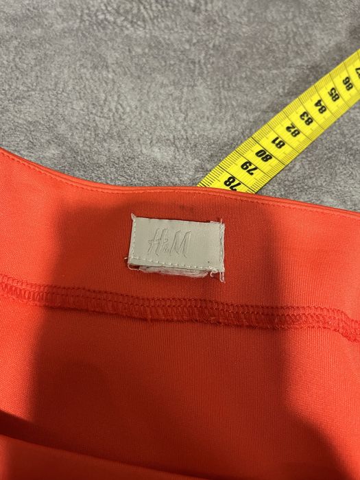 Bluzka hiszpanka czerwona h&m bez ramiączek