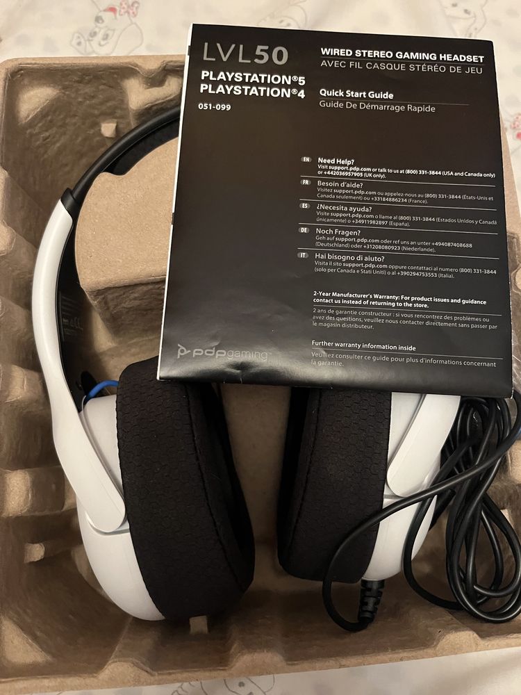 Auscultadores LVL50 wired stereo gaming headset