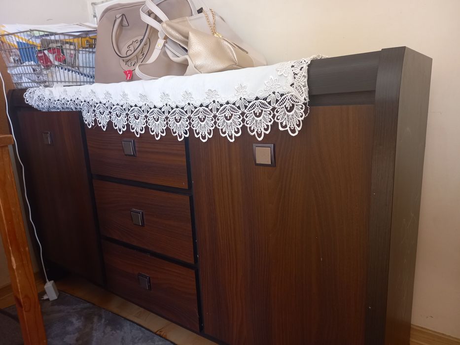 Meble drewno sosnowe komplet