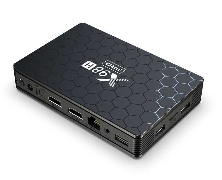 Cмарт приставка 2024 року X98H PRO 4гб 32гб Андроїд 12 Allwinner H618
