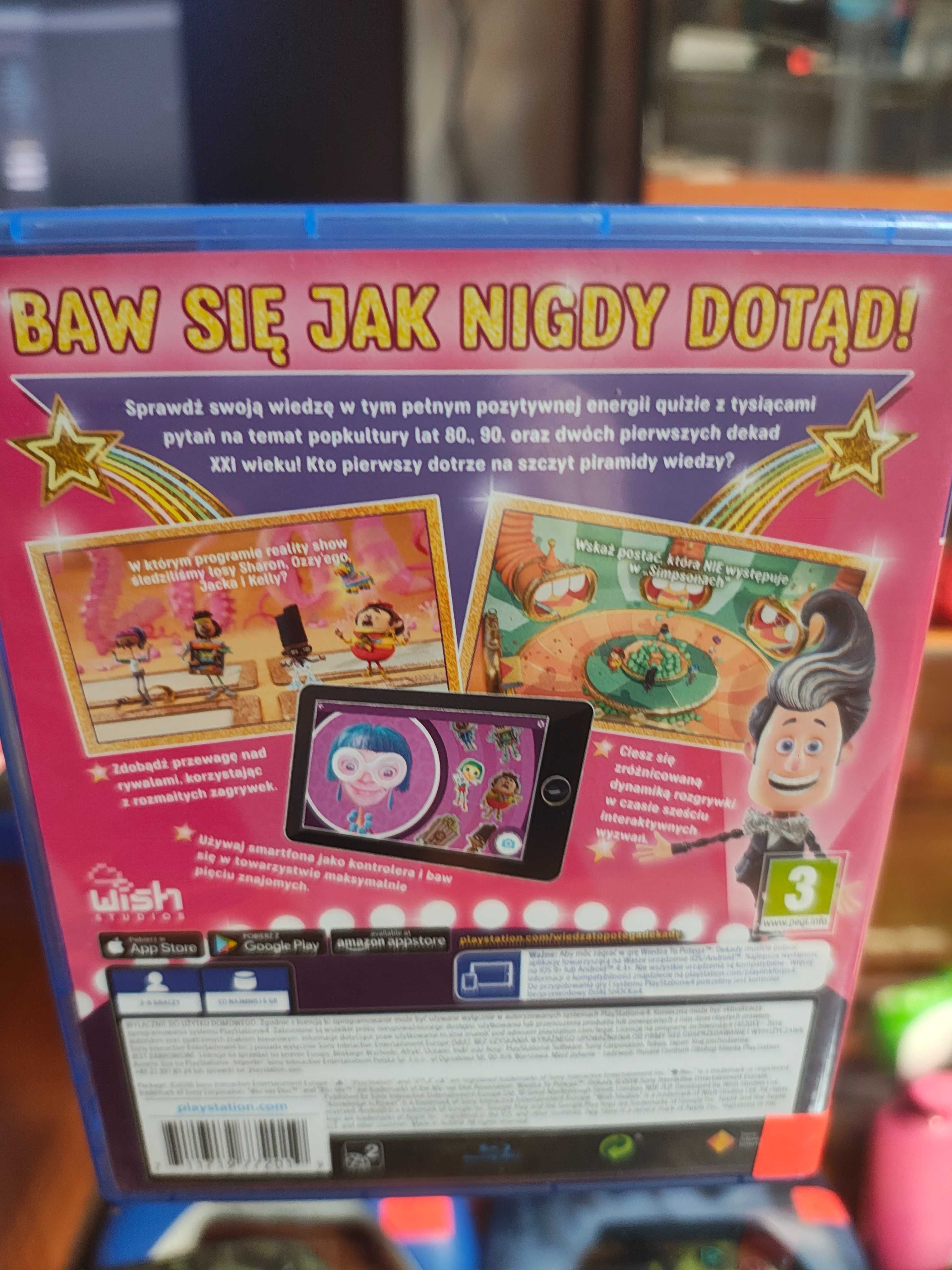 Wiedza to Potęga Dekady Sony PlayStation 4 PS4 Po POLSKU SklepRetroWWA