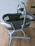 Chicco, Baby Hug 4in1 Air, kołyska, leżaczek, krzesełko, Titanium