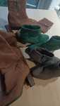 4 pary Buty jesienne buty bodki damskie  kozaki mix
