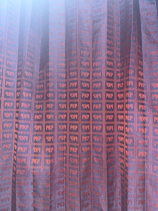 PKP firanka kolejowa fioltetowa duża