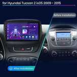 Nowoczesne radio Android do Hyundai Tucson 2 ix35 1GB-32GB - A