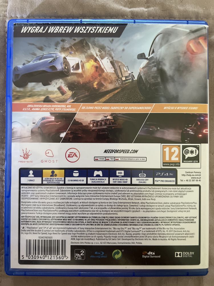 Need for Speed Payback PS4/PS5 NFS