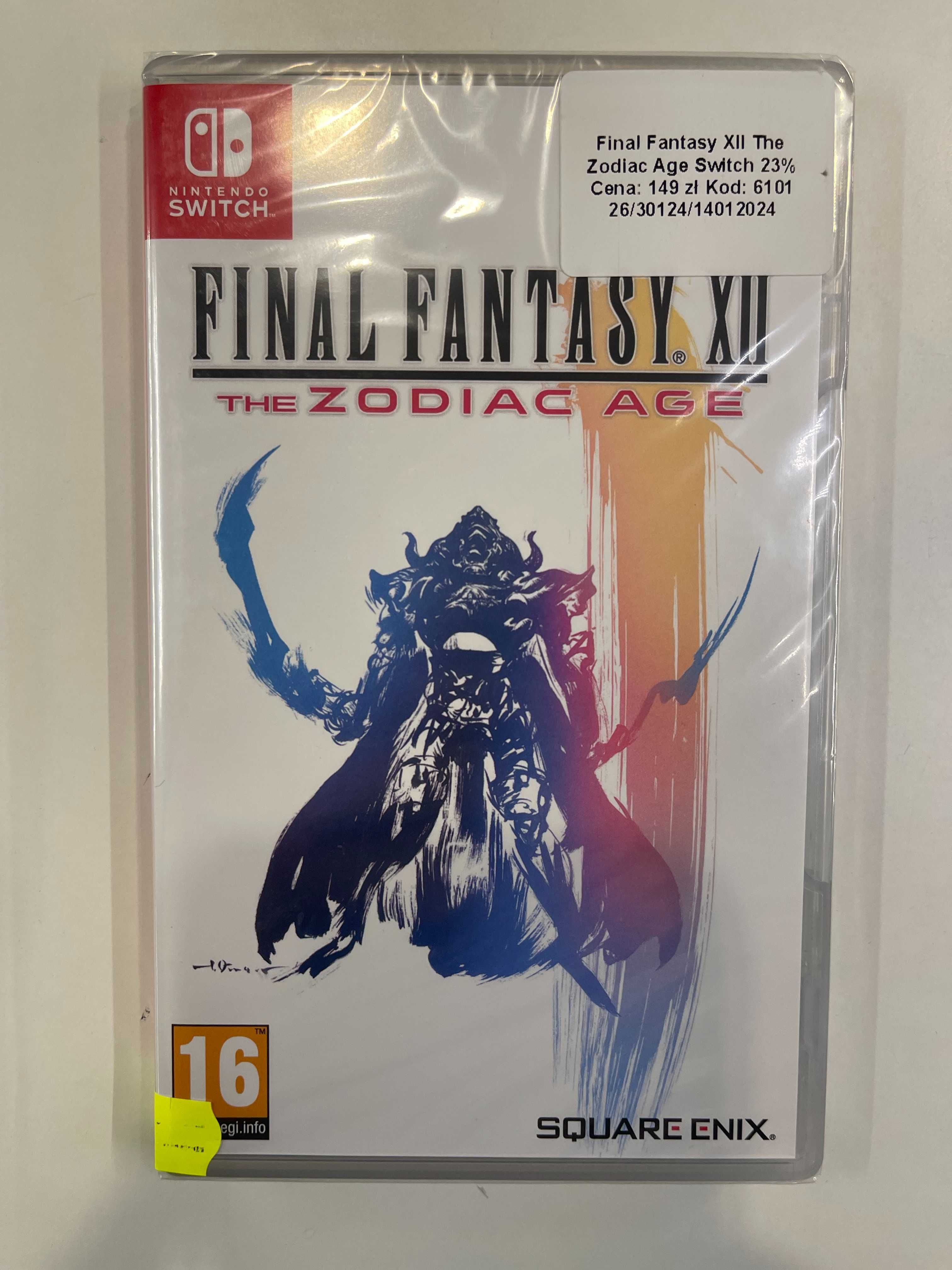 Final Fantasy XII The Zodiac Age Switch NOWA