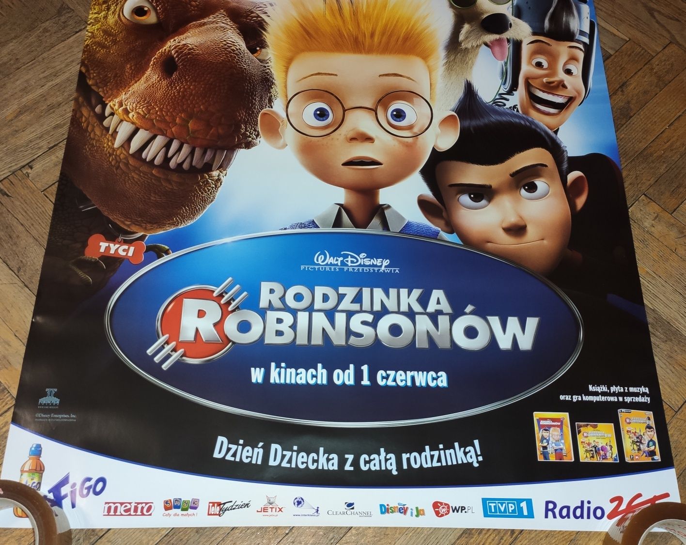 Rodzinka Robinsonów B plakat filmowy oryginalny