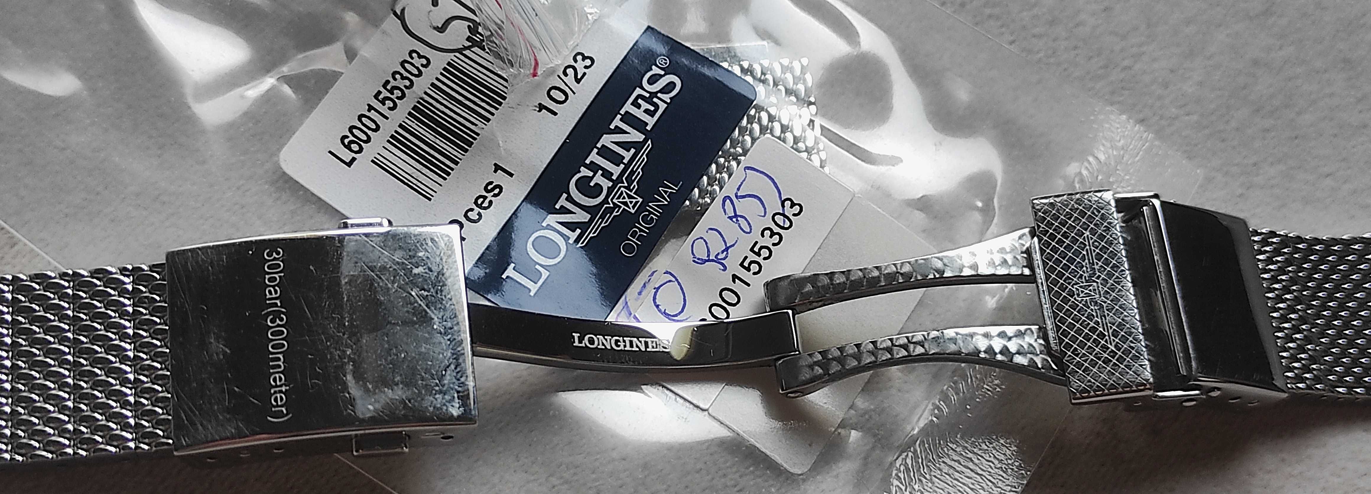 Bransoleta Mesh Stalowa Longines 19mm Legend Diver + ori TELESKOPY