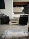 Subwoofer B&W ASW500, Amplituner DENON AVR-1801