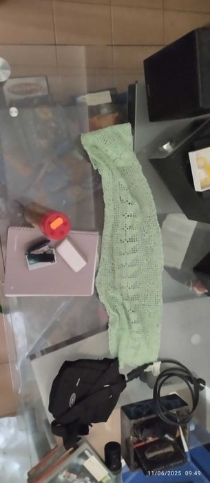 Mesa toda em vidro de sala de estar