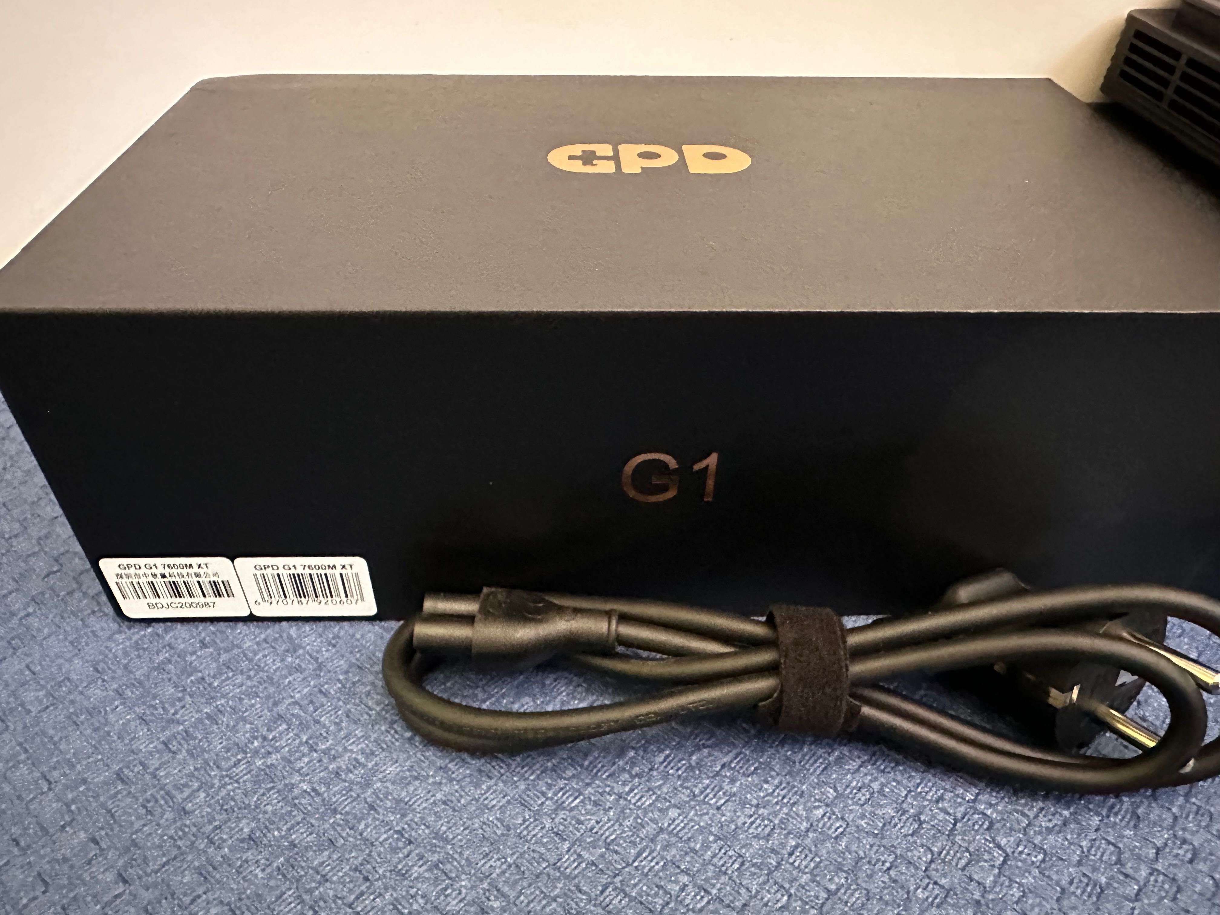 GPD G1 2024 - RX 7600M XT, 8GB GDDR6 RAM, 128bit