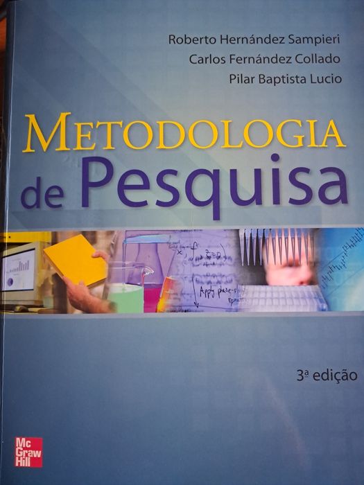 Livro novo "Metodologia de pesquisa", de Sampieri 3a ed