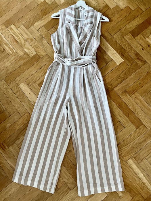 Kombinezon letni lniany paski Calvin Klein roz.36/S