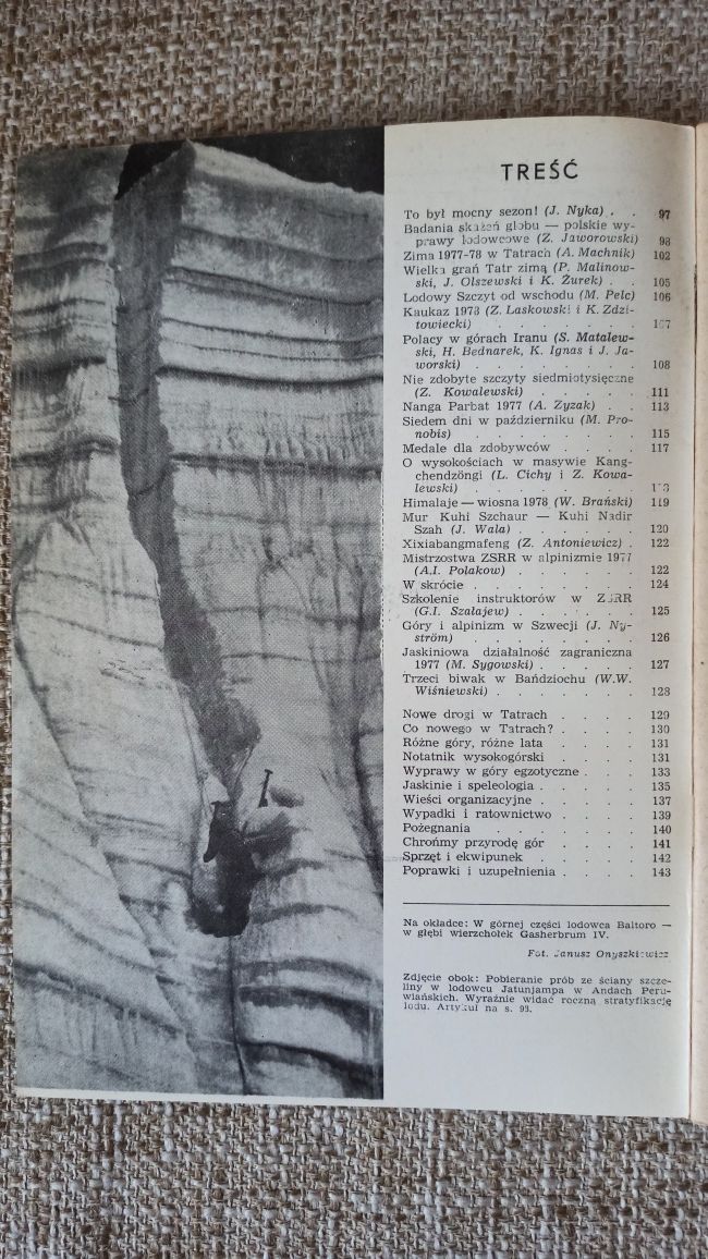 Czasopismo Taternik nr 3 z 1978 roku