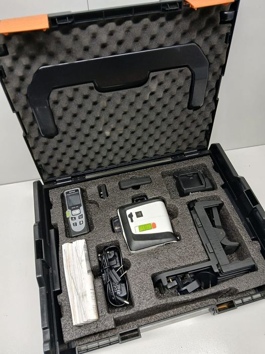 Laser krzyżowy niwelator Laserliner SuperPlane 3G Pro dalmierz  walizk
