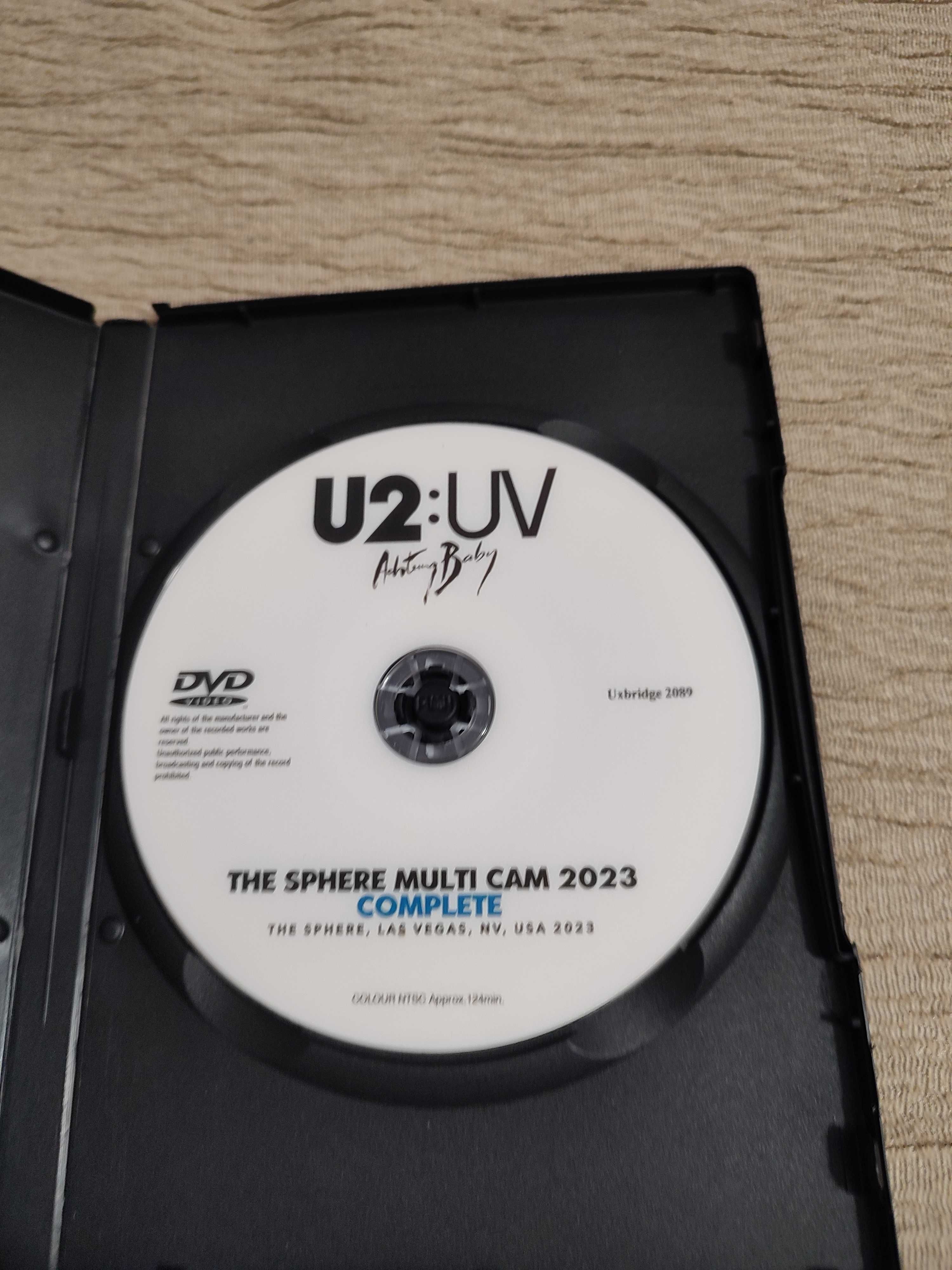U2 The Sphere 2023 Multicam Complete Las Vegas DVD
