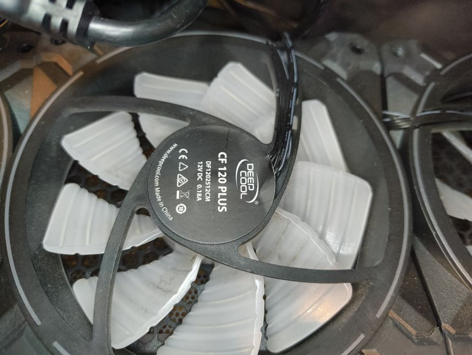 Vendo ou troco kit 9 fans / ventoinhas