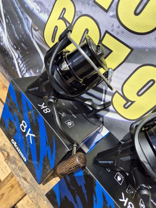 2 kołowrotki okuma 8k Nowe