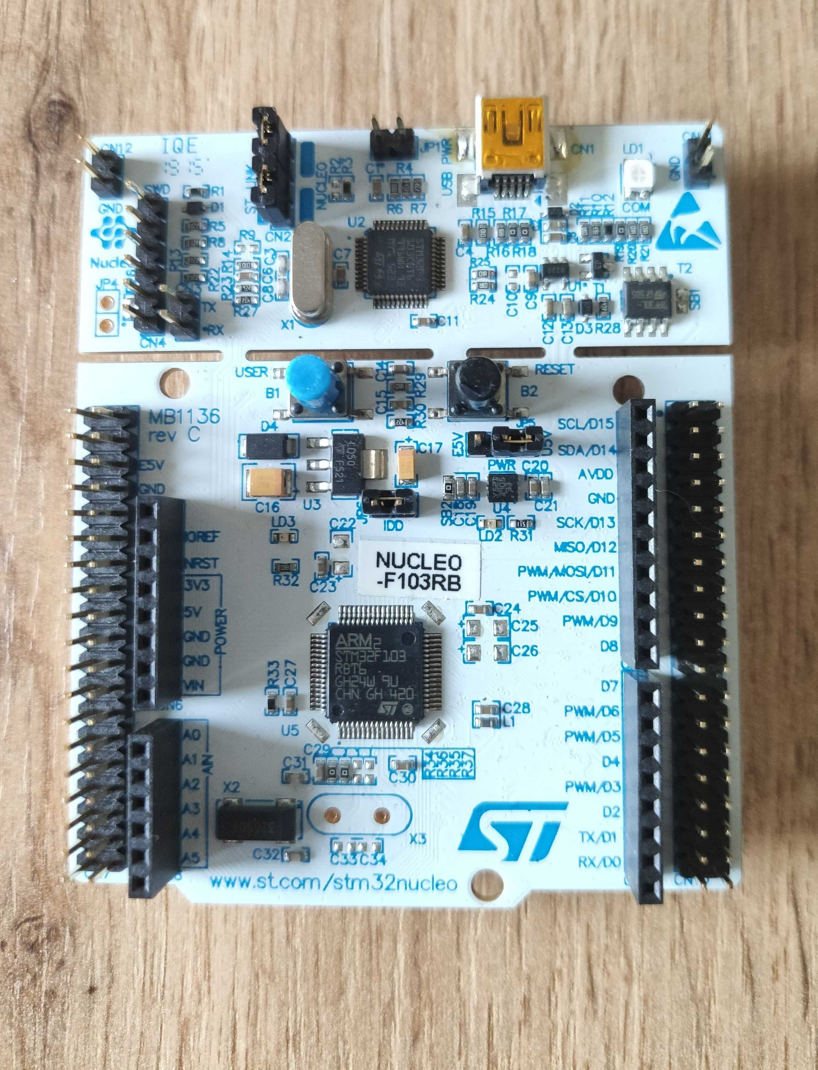 Zestaw elementów elektronicznych STM32 NUCLEO + dużo GRATISÓW