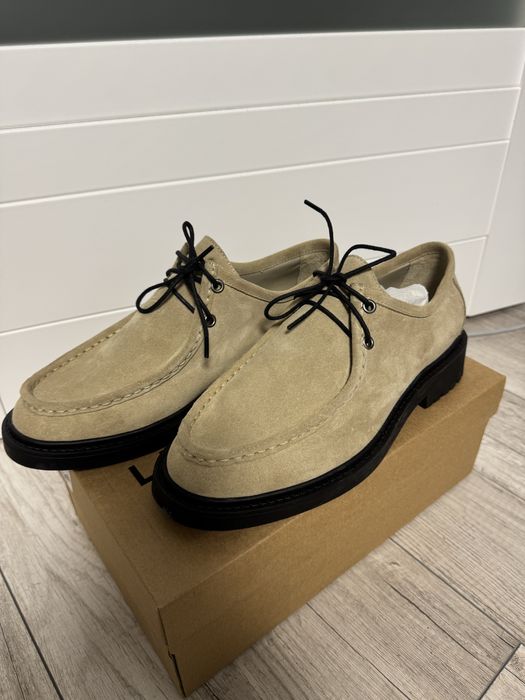 Чоловічі туфлі Sena Leonchenko ,устілка 27.5смбежеві ,натуральний замш