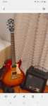 Guitarra .anplificador.sistema sem fios. Auscultadores. Looper