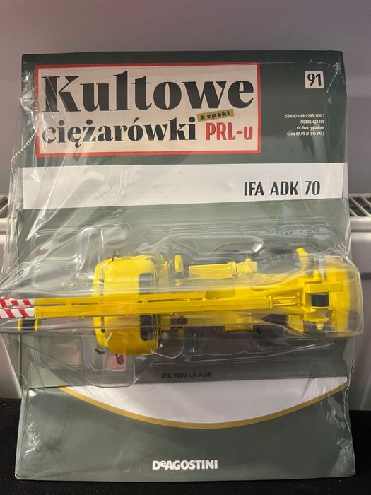 Kultowe ciężarówki PRL IFA ADK 70 dźwig 1:43 DeAgostini