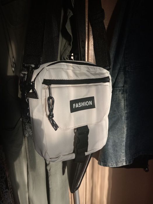 Сумка белая женская/мужская унисекс,сумка біла унісекс жіноча/чоловіча
