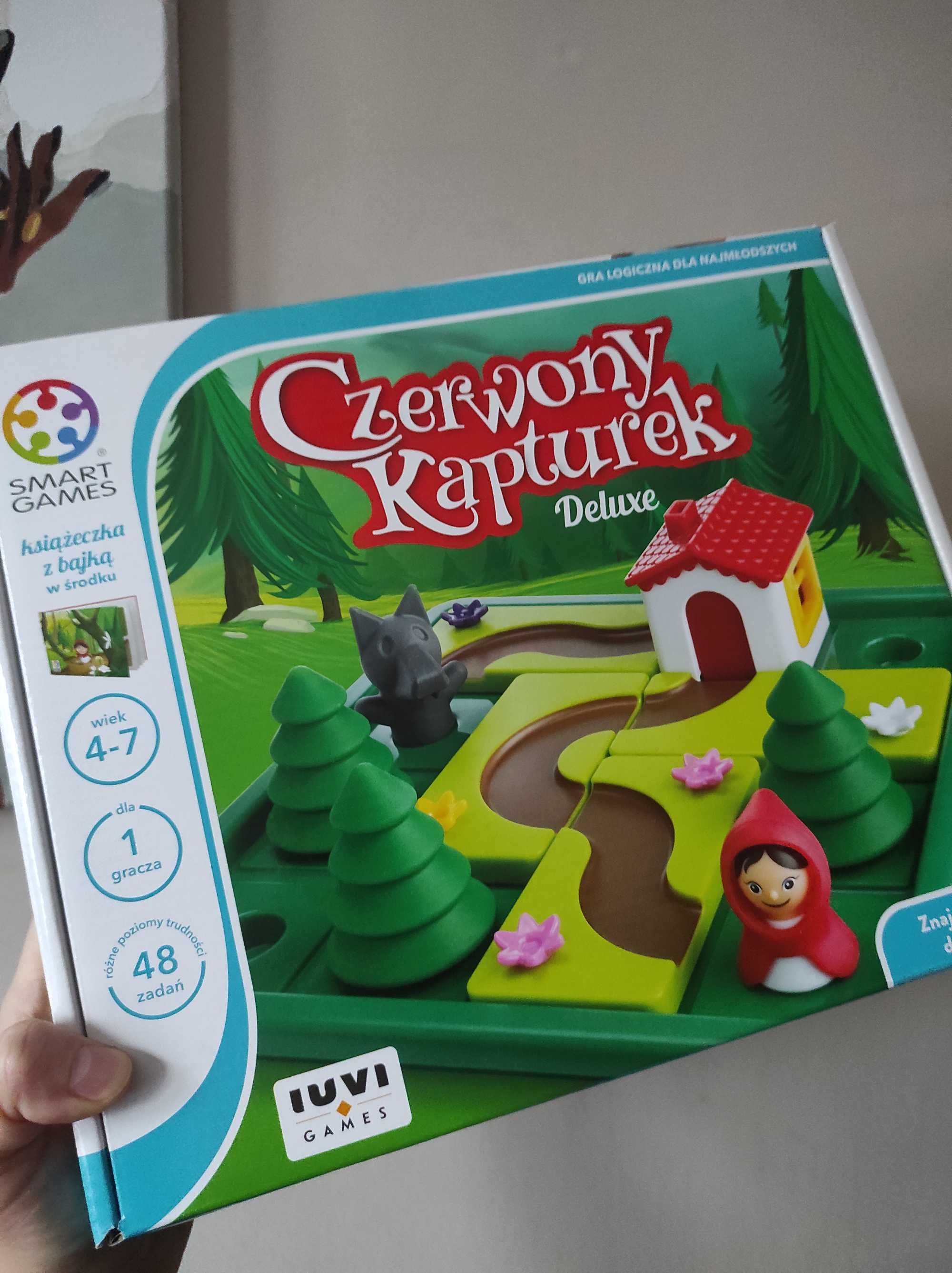 Gra planszowa Czerwony kapturek IUVI Smart games 4-7 lat Montessori