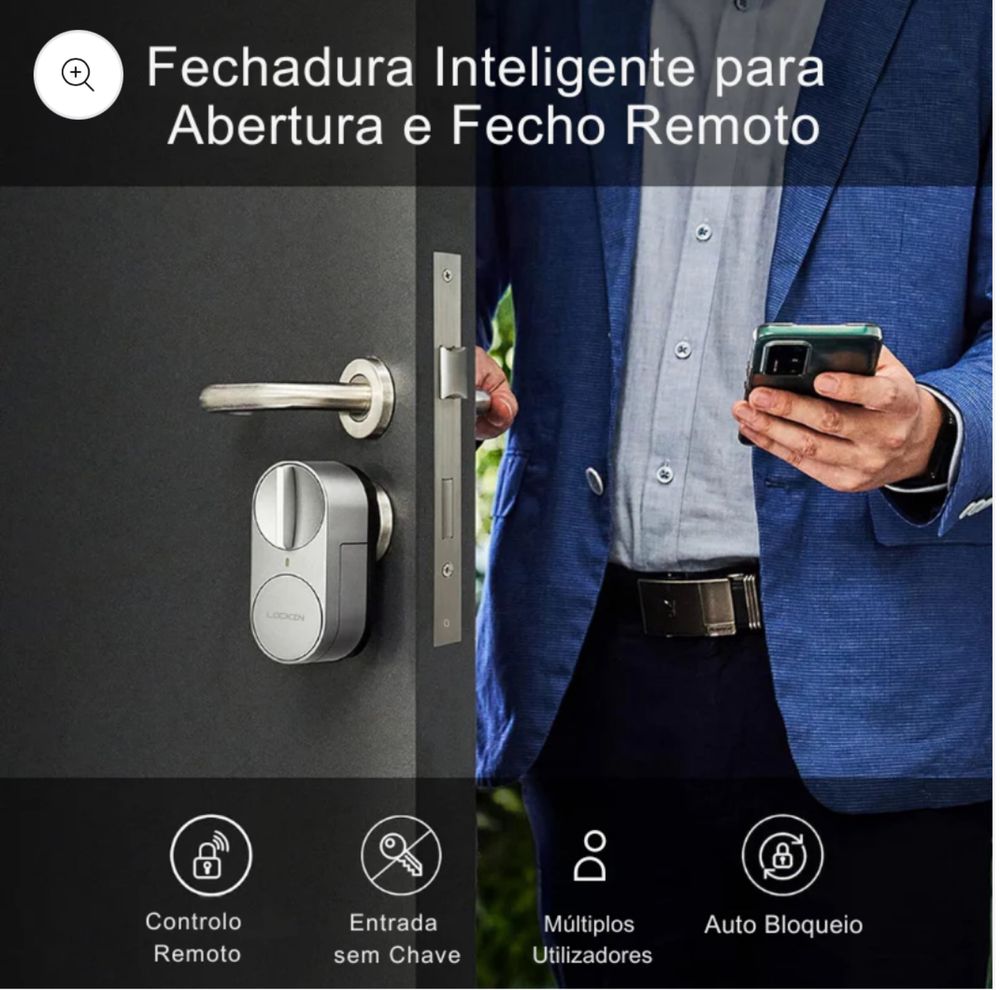 Fechadura inteligente Lockin Smart G30 com teclado PRO