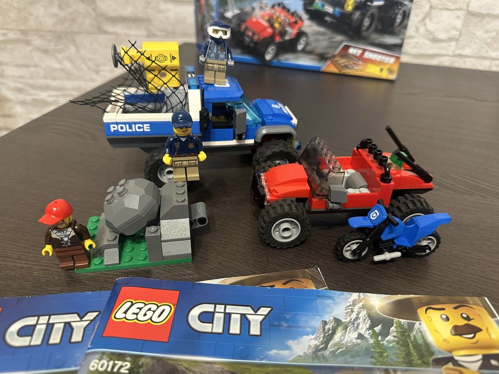 Lego city 60172 pościg górską drogą komplet