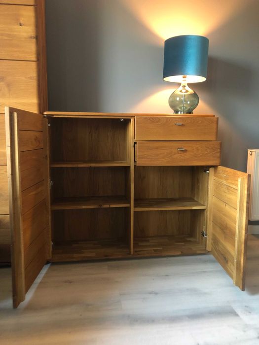 Meble drewniane, dębowe Dallas DEKORT z litego drewna