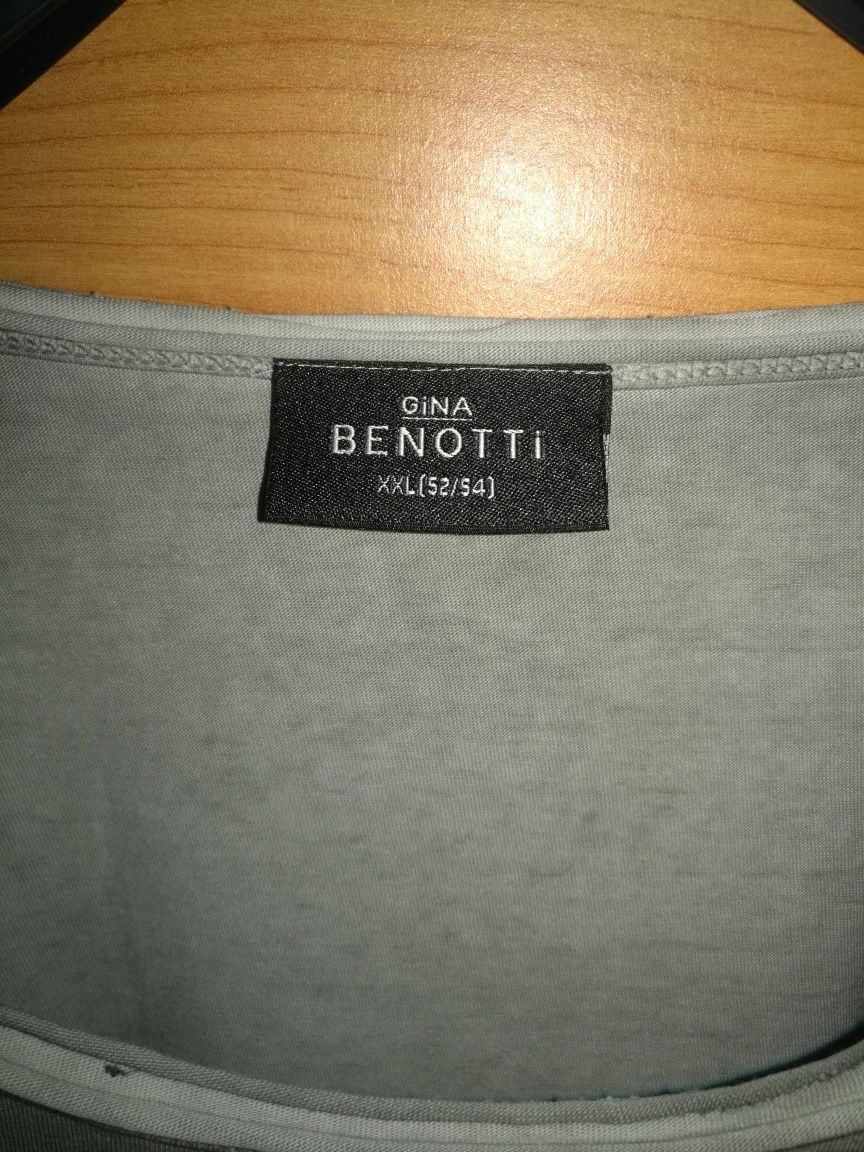 Bluzka GINA BENOTTI roz.52/54 - XXL ,tunika , 100% bawełna , bluza