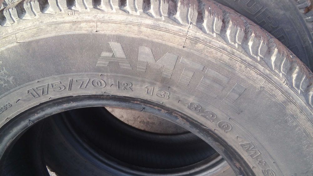 Продам б/у зимнюю резину 175*70 R13 Амтел 2шт