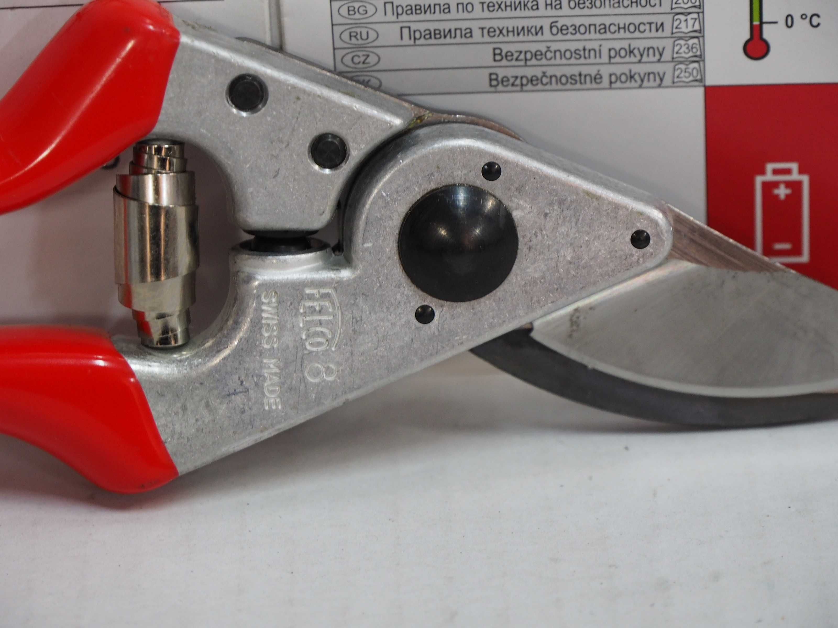 Szwajcarski sekator FELCO 8 super wygodny -Wymienne ostrza 9,2,4,6