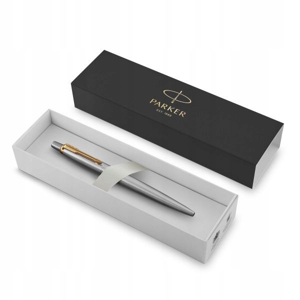 Parker Długopis Jotter Gt Stalowy Z Twoim Grawerem I Torebką Na Prezen