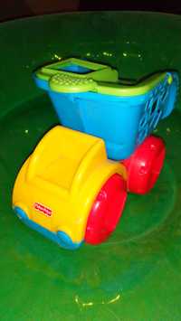 Fisher Price samochód z klockami sensorycznymi