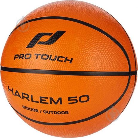 Баскетбольный мяч Pro Touch Harlem 50 р. 7 черно-оранжевый