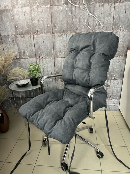 Чехол подушка матрас на стілець на кухню табурет кресло диван лавку