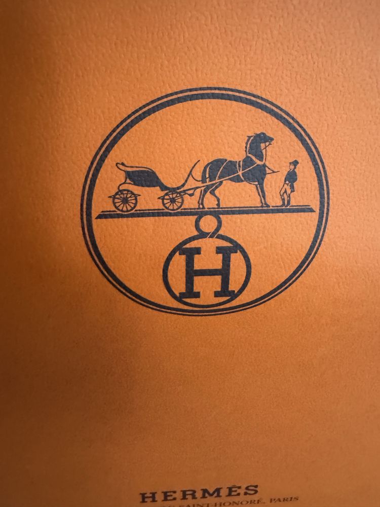 Hermes orange torba zakupowa, prezentowa duza 43x28x10 cm
