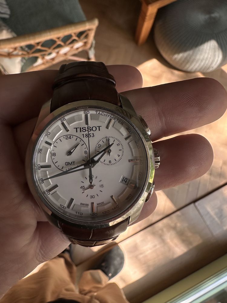 Tissot Couturier Chrono GMT Szafirowe pasek i bransoleta (2300 zl)