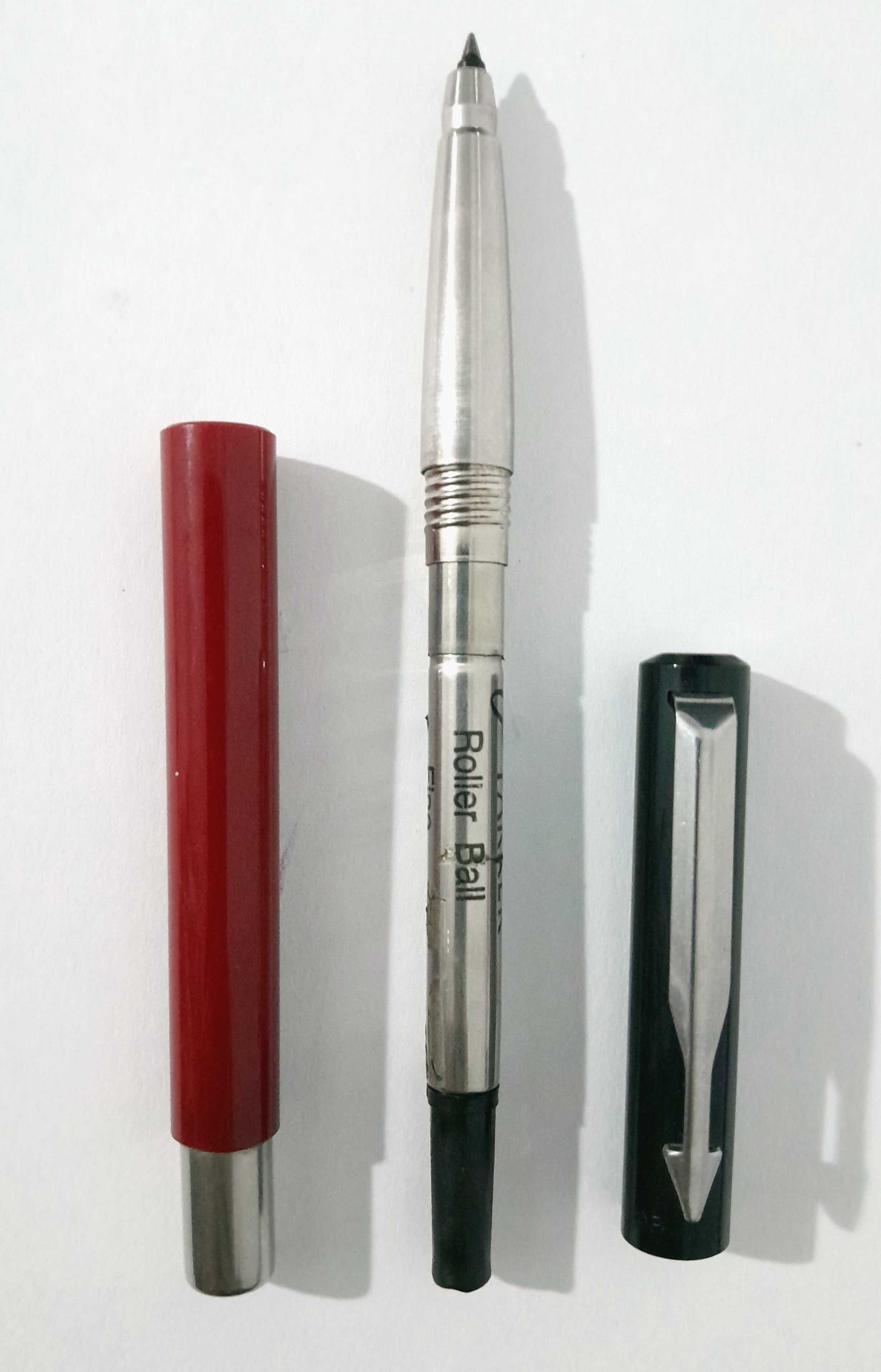 Canetas esferográficas Parker Vector/Jotter, Inoxcrom 2001 antigas