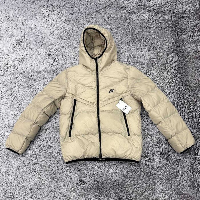 !SALE! Пуховик Nike NSW Storm-Fit Beige XS S M L XL XXL найк куртка