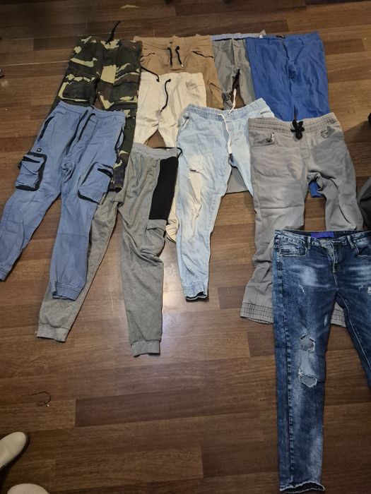 Spodnie męskie 11 szt plus