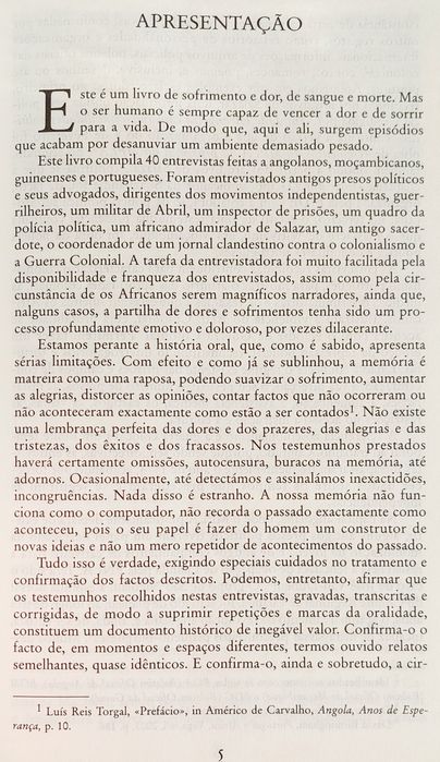 Memórias Colonialismo Guerra