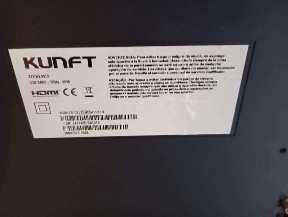 TV kunft 32 polegadas
